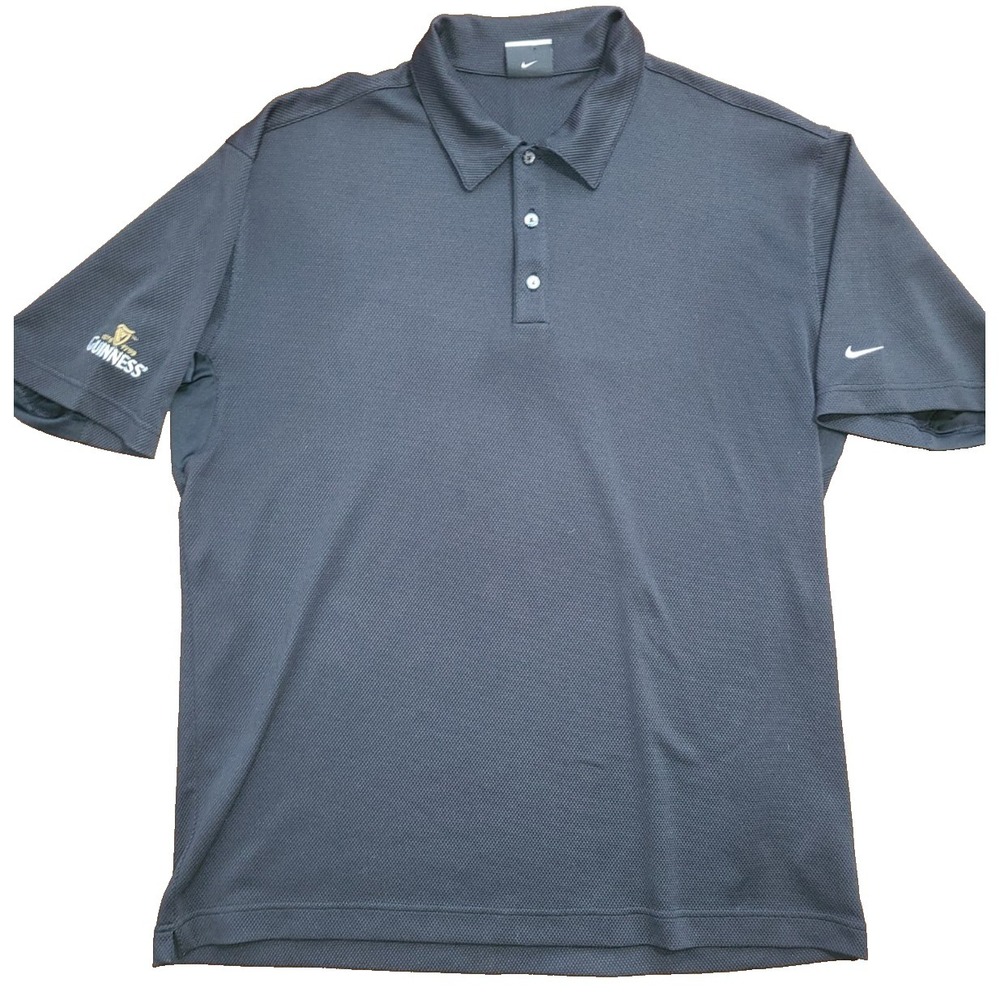 Guiness Beer Nike Golf Polo Shirt Mens XL‎ Worn Twice Excellent Condition